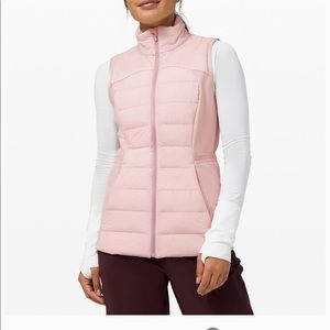Lululemon Down For It All Vest in Porcelain Pink